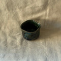 Green sake cup from Miyazaki, handmade in Japan
