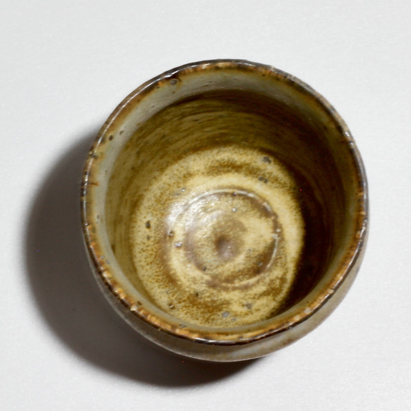 Handmade Kyoto ware sake cup, one of a kind