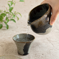 Oni-unofu glazed sake cup