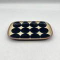Black plate from Okinawa, handmade in Japan
