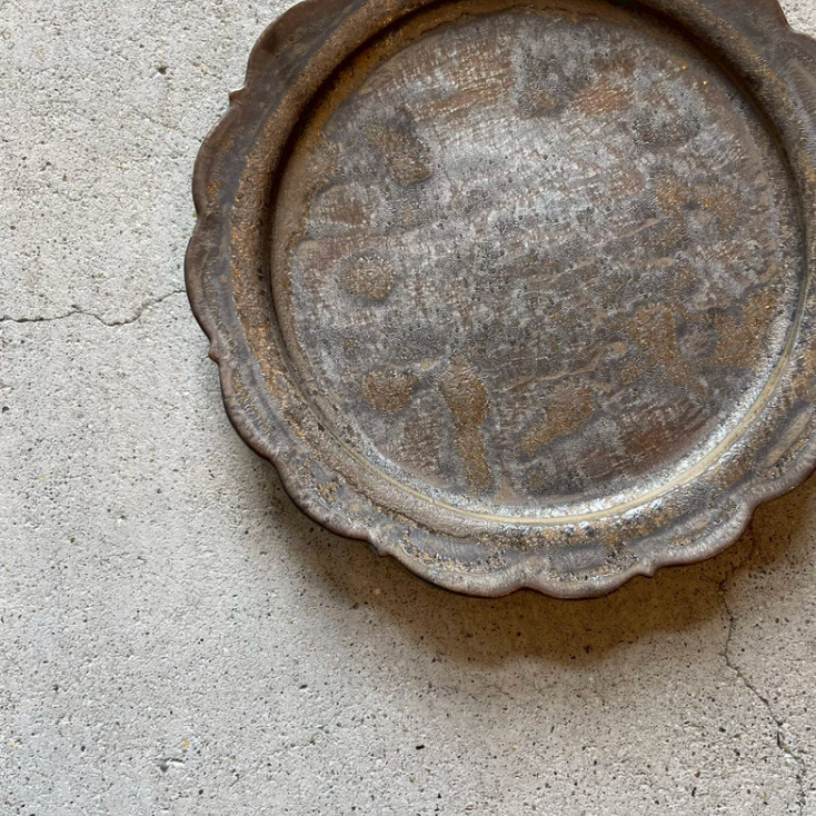 5-inch Plate, Relief, Bronze