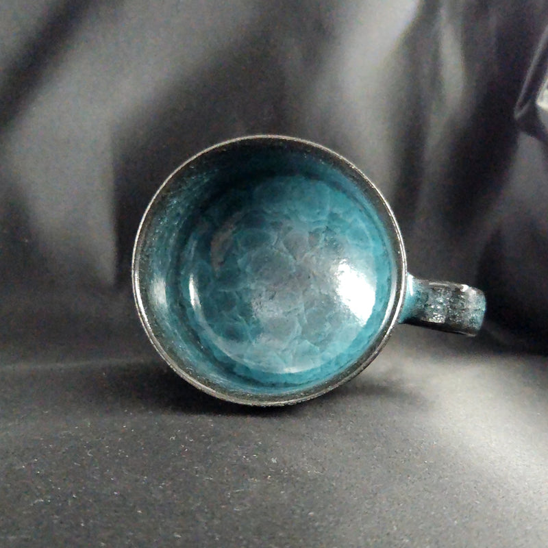 Handmade Kyoto ware mug, one of a kind