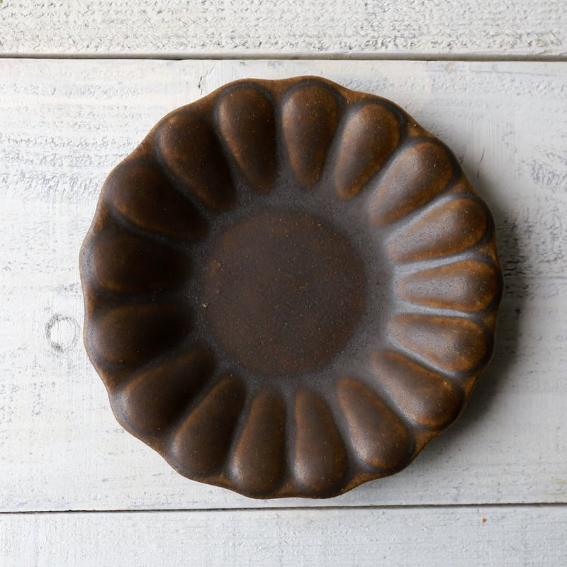 Rust Glaze Rinka Deep Plate (Small)