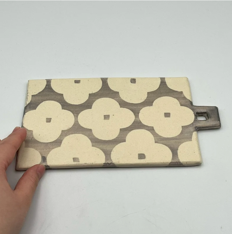 Shoko Maeda Tile Plate, Gray