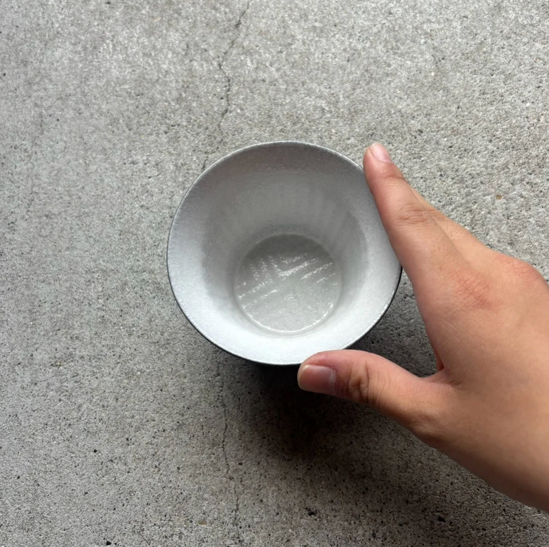 Hiroyuki Tobimatsu shave small bowl gray