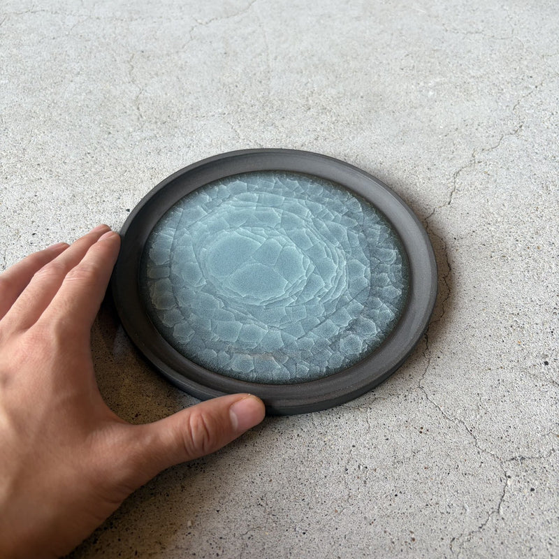 Odawara ware plate made by hand in Odawara, Japan