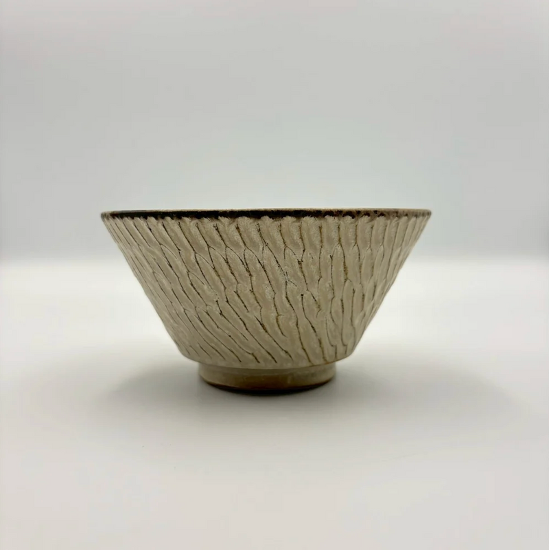 Shinogi Rice Bowl Large White