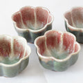 Red Enamel Flower Small Bowl