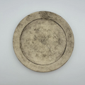 White Rim Plate No.1 — dango. Handmade Okinawa ware from Japan.