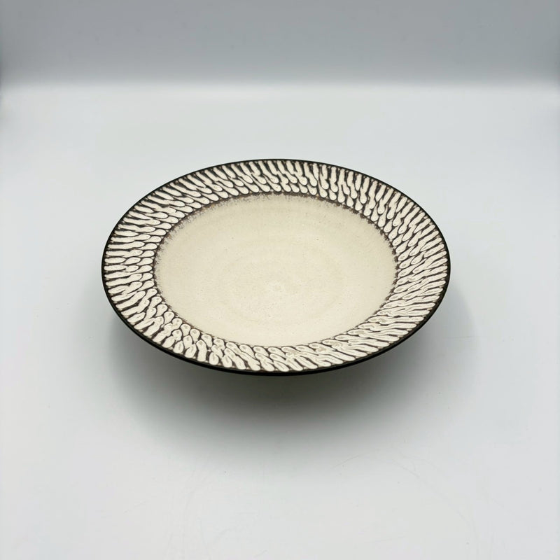 Shinogi Rim Plate M White