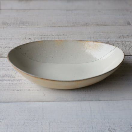 Rough Iron Wire Deep Oval Bowl - Large