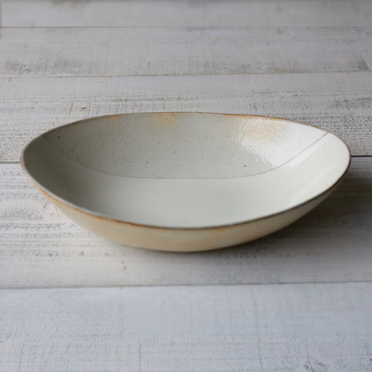 Rough Iron Wire Deep Oval Bowl - Large