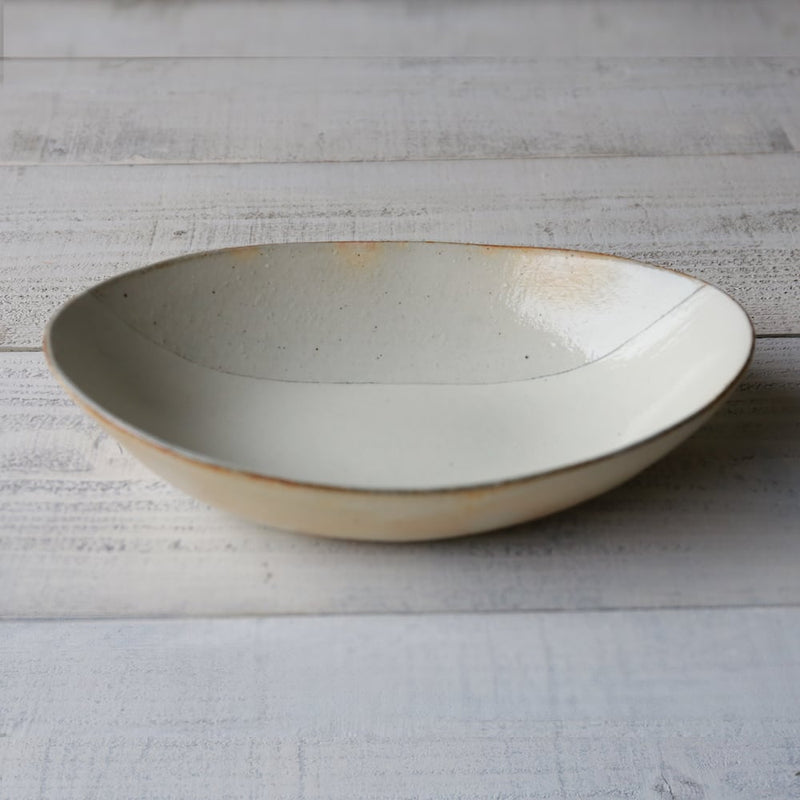 Rough Iron Wire Deep Oval Bowl - Large