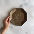 Bronze glaze, Hana Shippo 7-inch plate