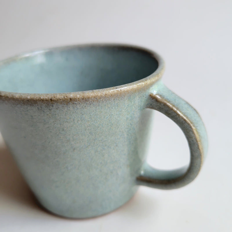 Mug with plenty of pine ash glaze