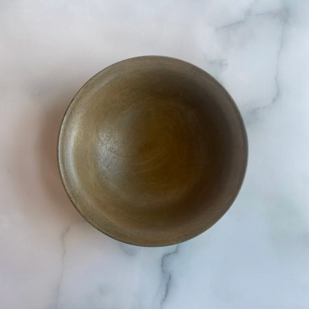 Soup Bowl (Rim) - White Tea Lacquer