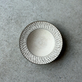 Shinogi Rim Plate Small, White