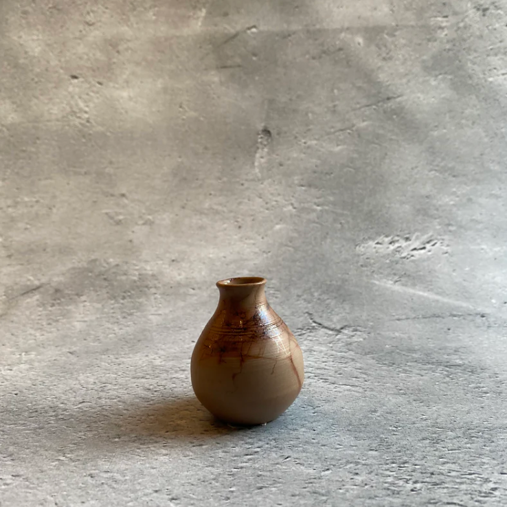 Algae-covered vase