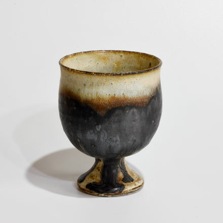 Kiji Goblet No.1. Handmade Kyoto ware from Japan.