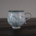 Handmade Kyoto ware mug, one of a kind