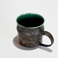 Black mug from Kyoto, handmade in Japan