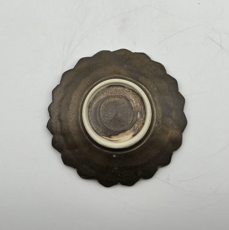 Bronze Dahlia Small Plate