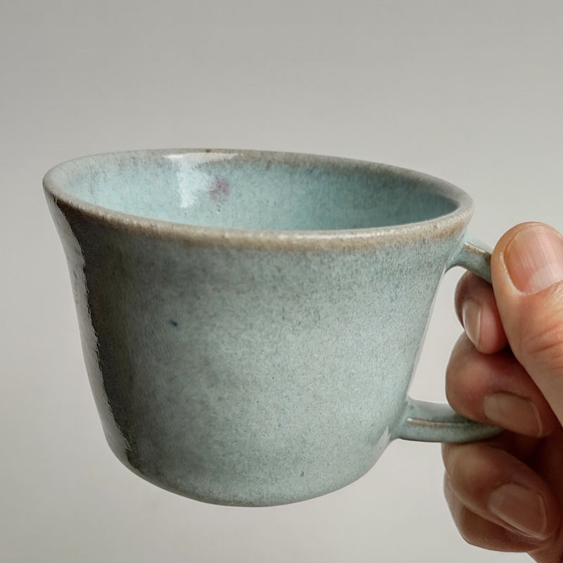 Small mug with pine ash glaze