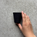 Hiromori Tobimatsu shave cup S Ochoko charcoal black