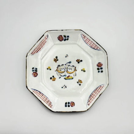 Octagonal 7-inch plate
