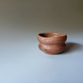 Red Clay Guinomi Sake Cup — Bizen Ware, shipped worldwide from Kyoto